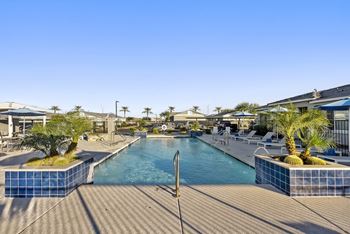 Resort-style pool and spa